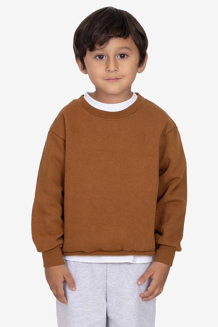 Kids Heavy Fleece Crewneck GINGER