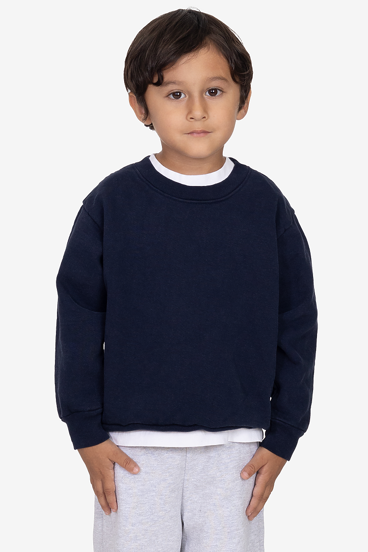 Kids Heavy Fleece Crewneck NAVY