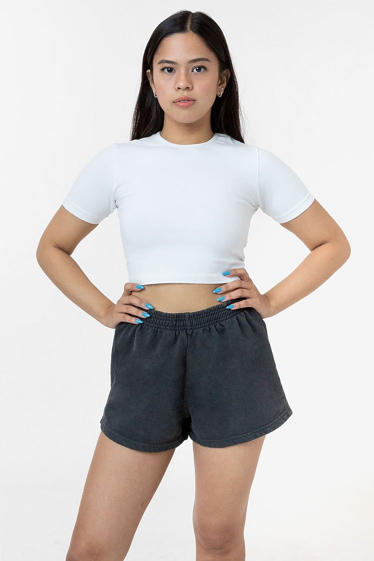 Garment Dye Heavy Fleece Short DOLPHIN BLUE