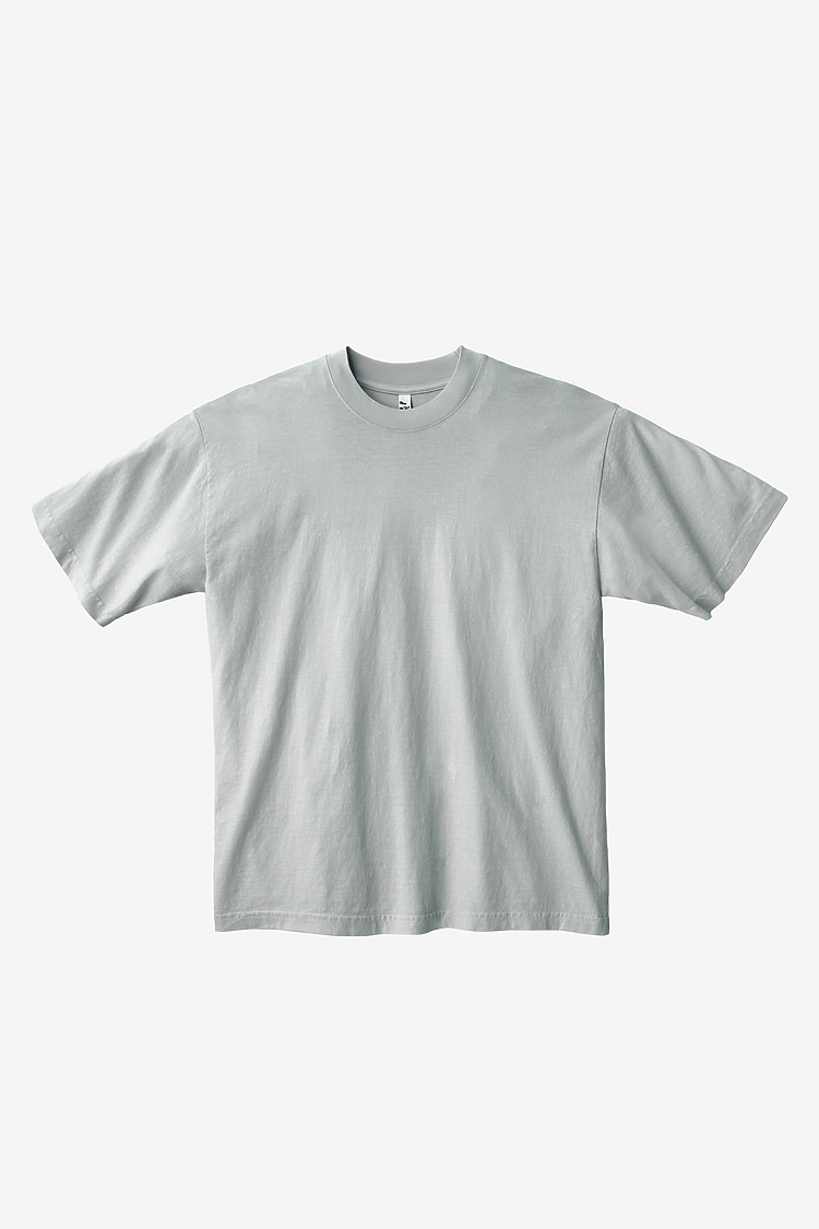 S/S Grmnt Dye Crew Neck 6.5oz LIGHT GREY