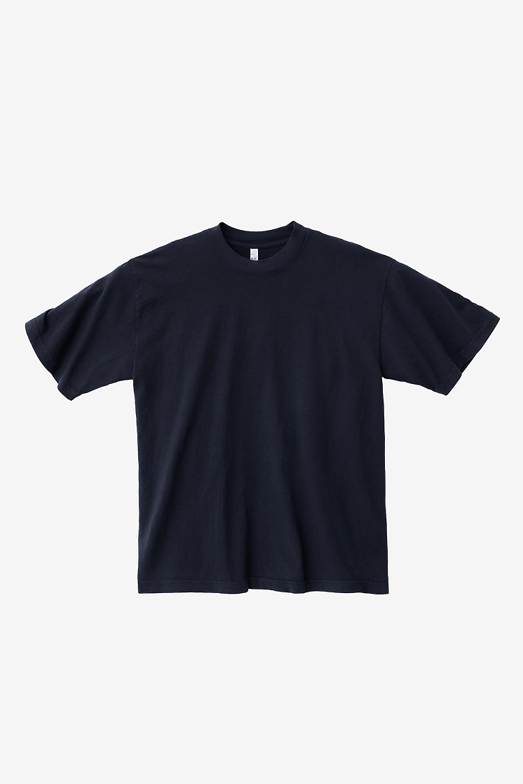 S/S Grmnt Dye Crew Neck 6.5oz NAVY