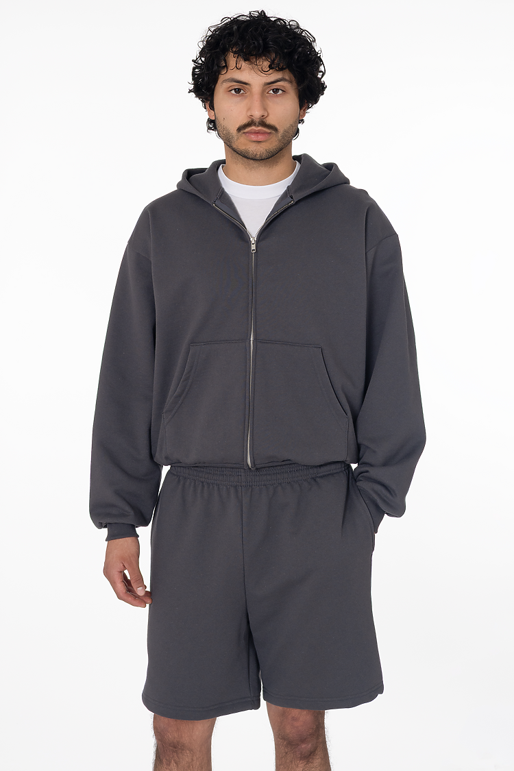 Mid Weight Fleece Mans Shorts Dolphin Blue