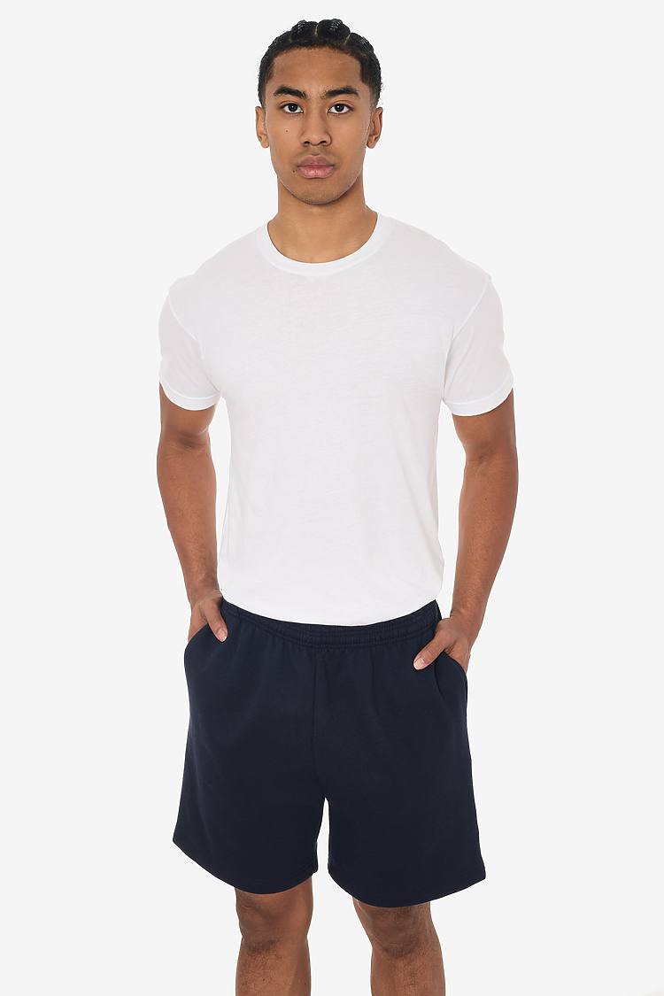 Mid-Weight Fleece Sweat Shorts Navy