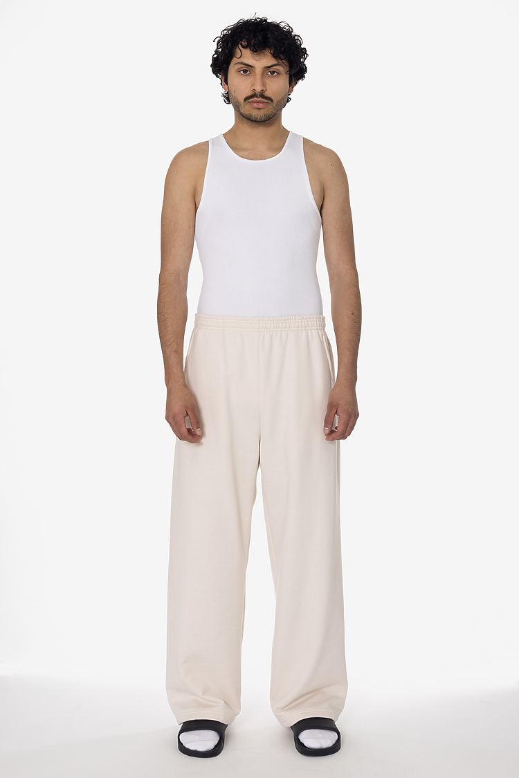 Open Bottom Sweatpant Creme