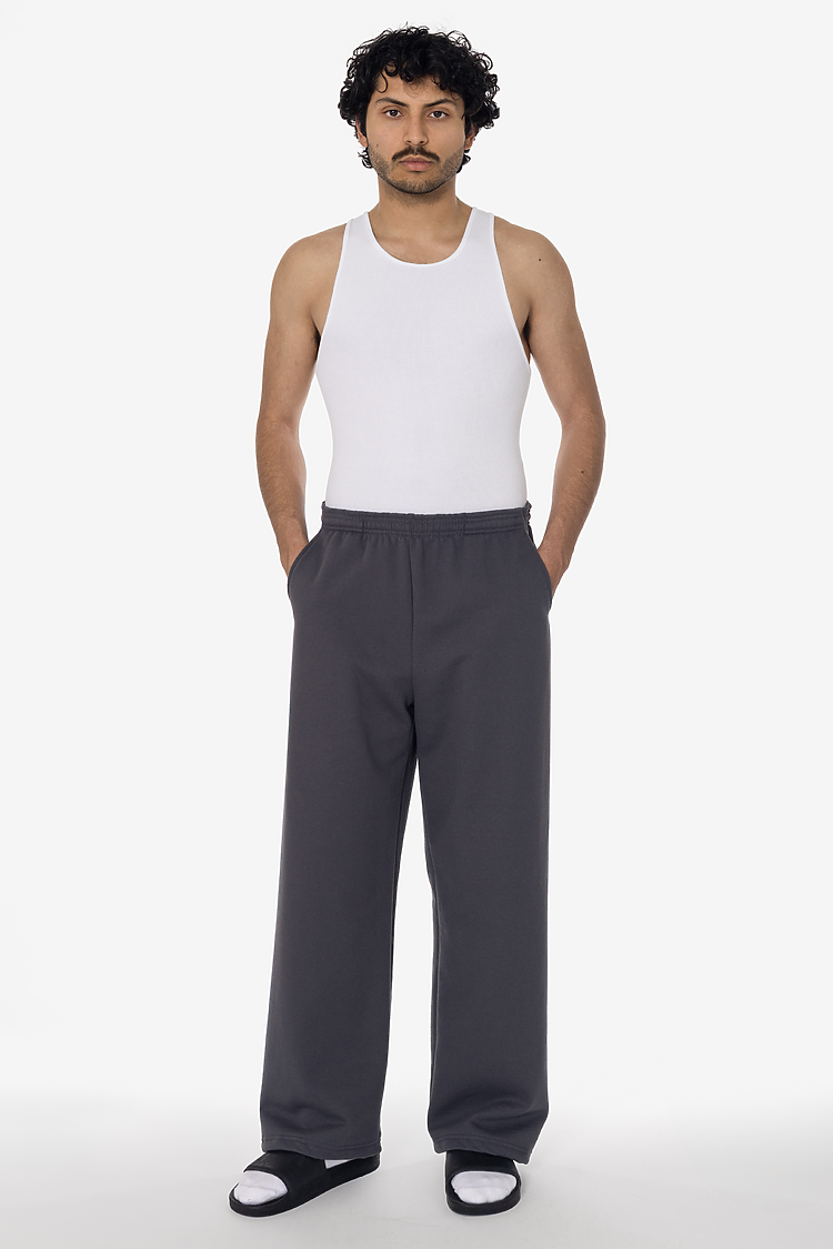 Open Bottom Sweatpant Dolphin Blue