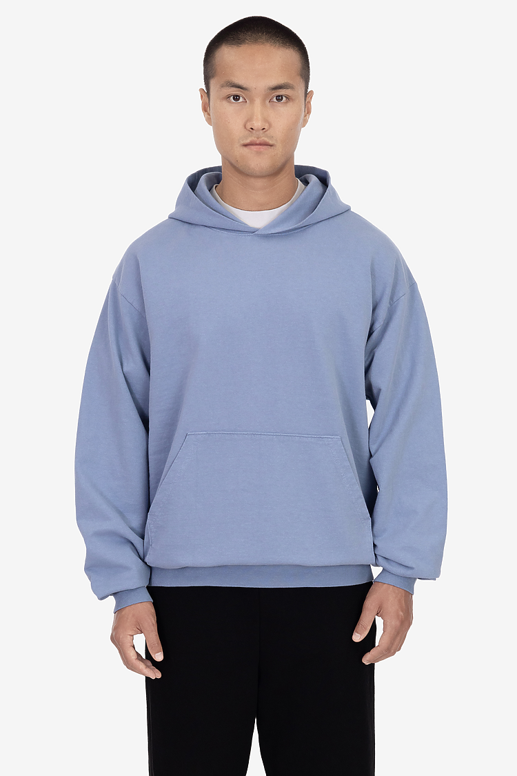 MW TERRY PO HOODY 9OZ CLEAR BLUE