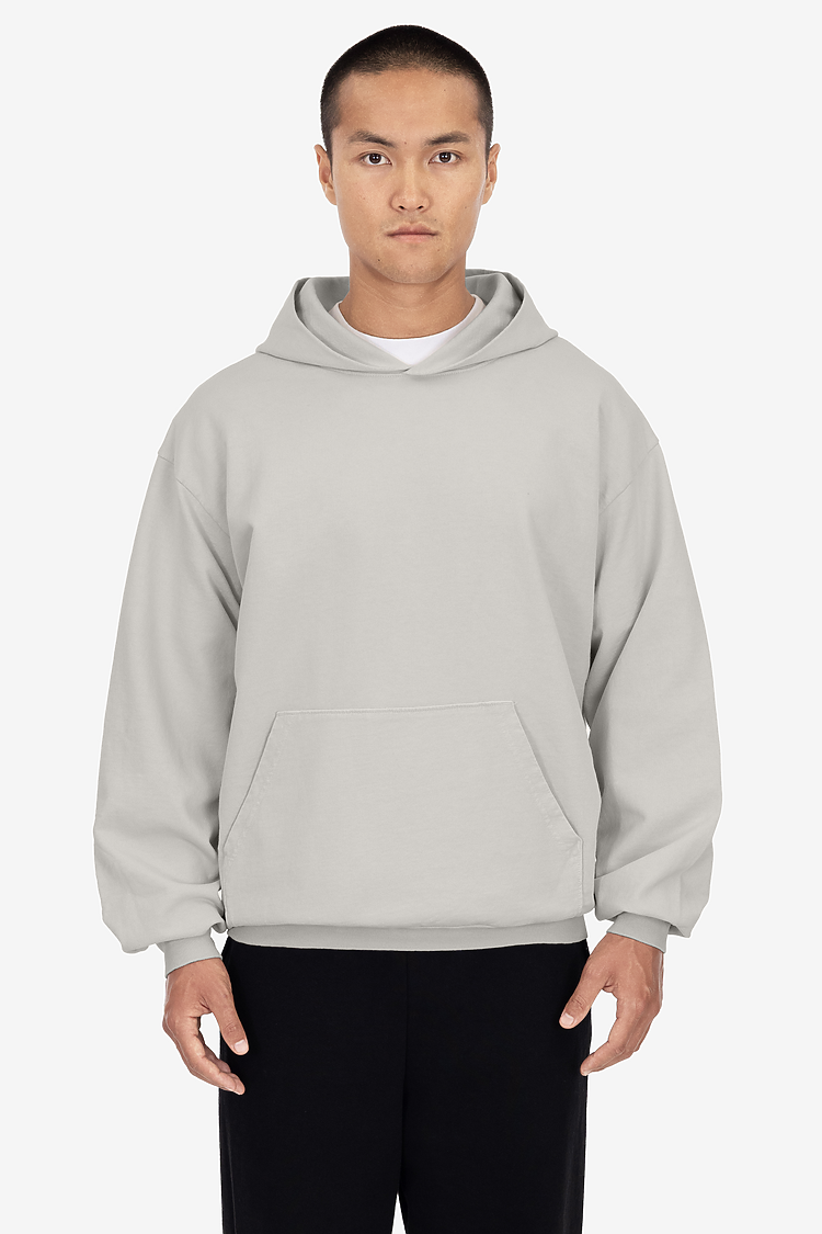 MW TERRY PO HOODY 9OZ CEMENT