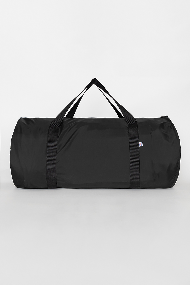 Nylon Weekender Bag Black/Black