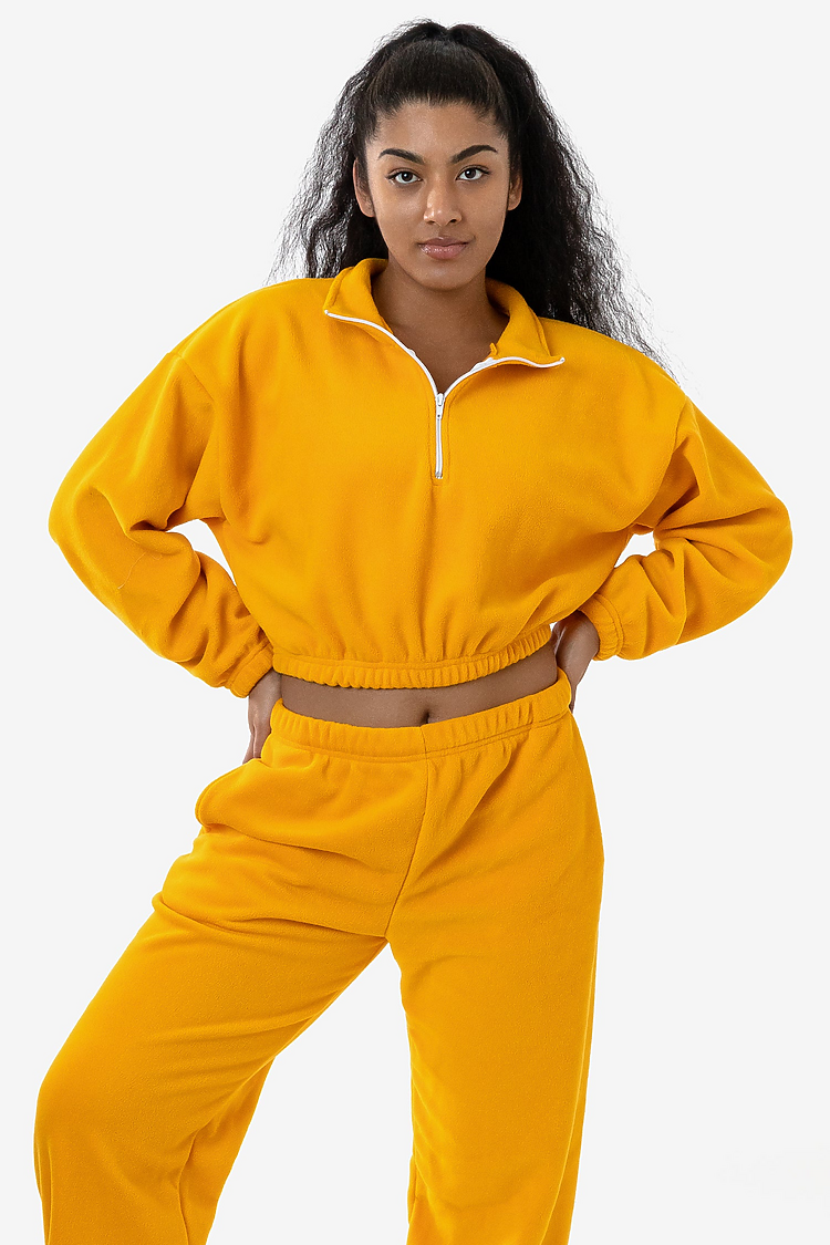 Fleece 1/4 Zip Up Gold