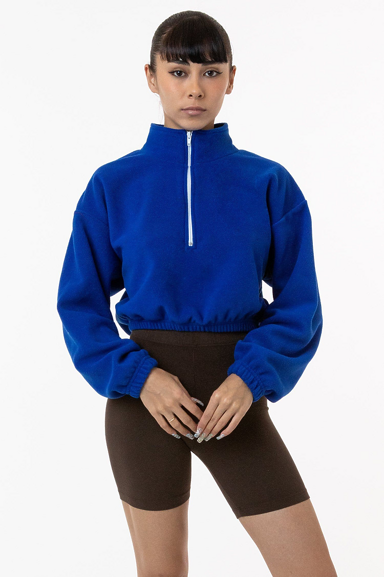 Fleece 1/4 Zip Up ROYAL BLUE