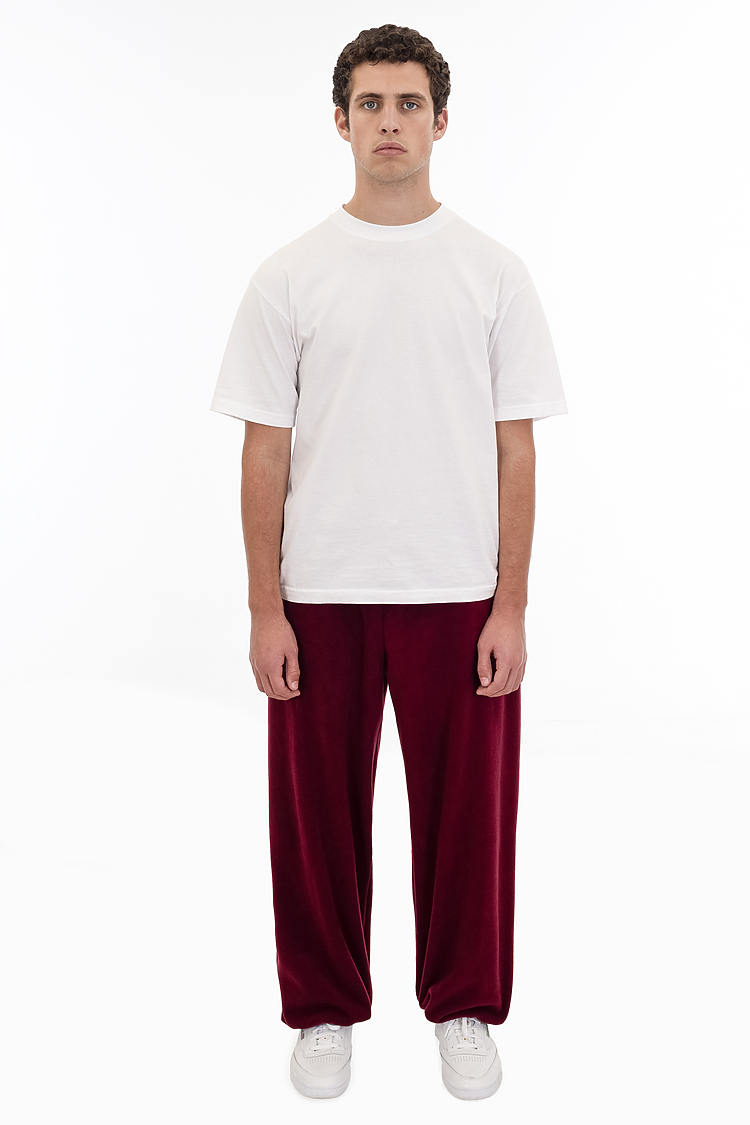 Polar Fleece Sweatpants BORDEAUX
