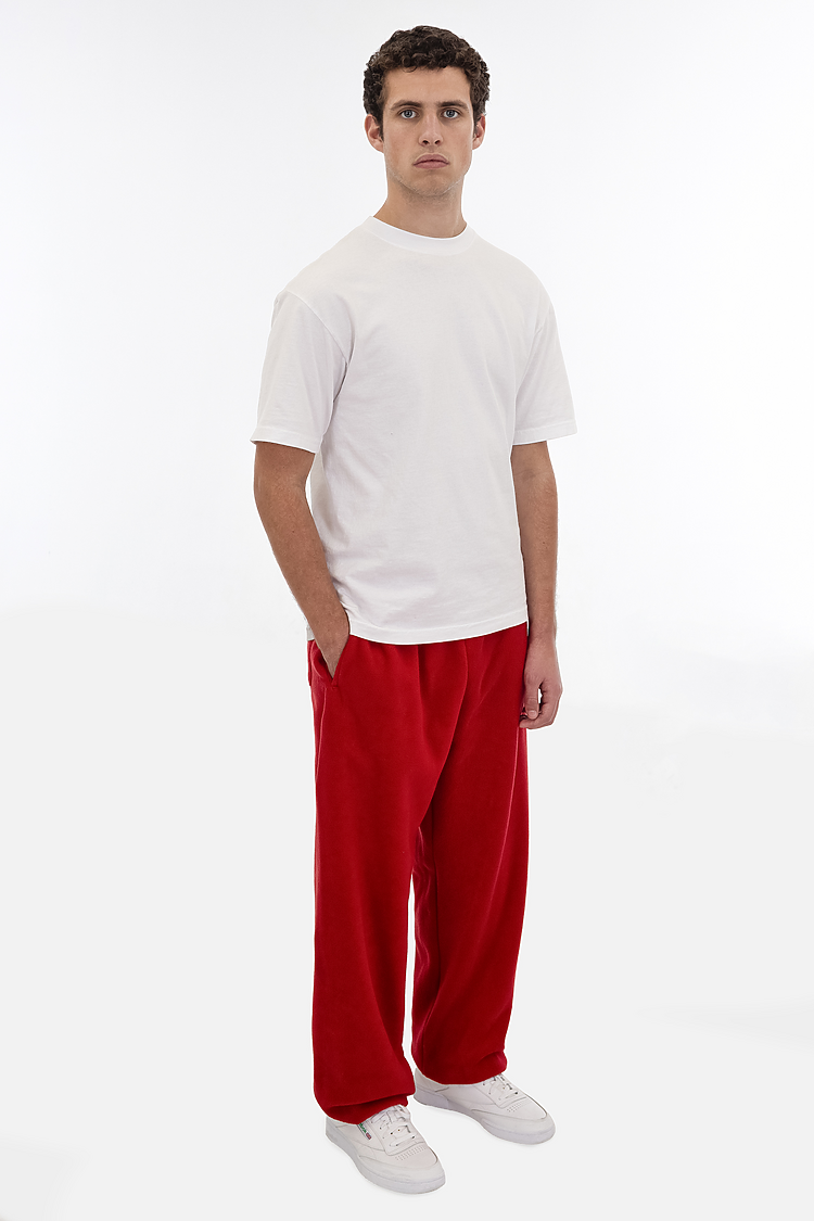 Polar Fleece Sweatpants RED