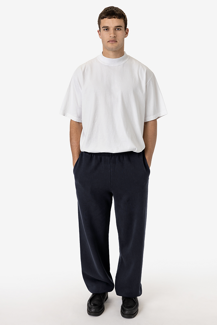 16oz. Plush Fleece Sweatpants Black Edge