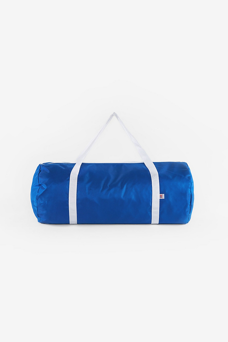 Nylon Pack Cloth Gym Bag BLUE
