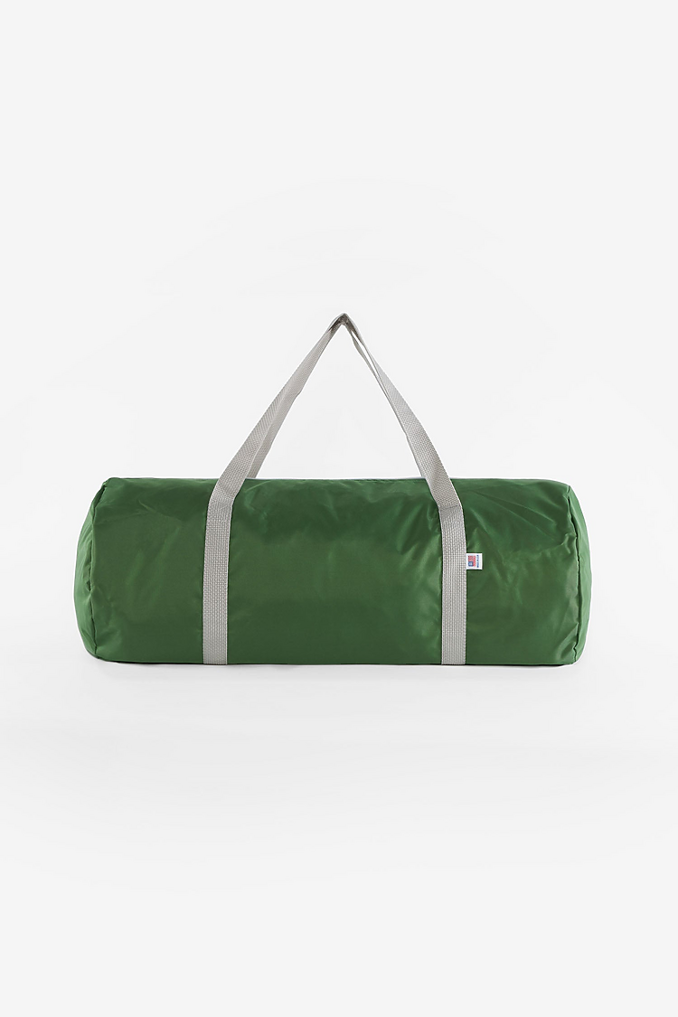 Nylon Pack Cloth Gym Bag GREEN
