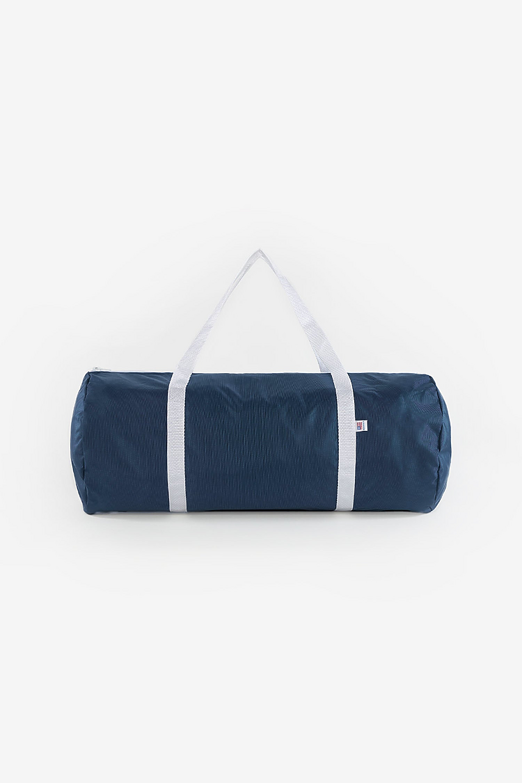 Nylon Pack Cloth Gym Bag NAVY