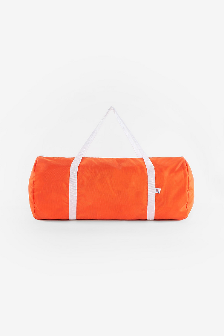 Nylon Pack Cloth Gym Bag ORANGE