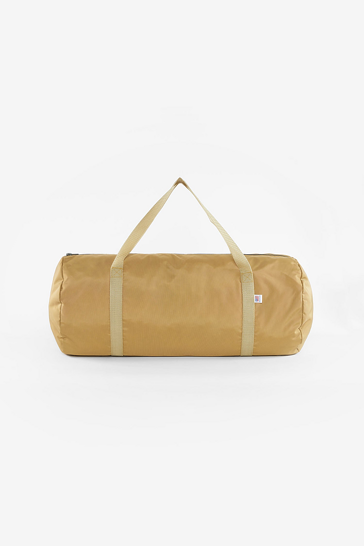 Nylon Pack Cloth Gym Bag TAN