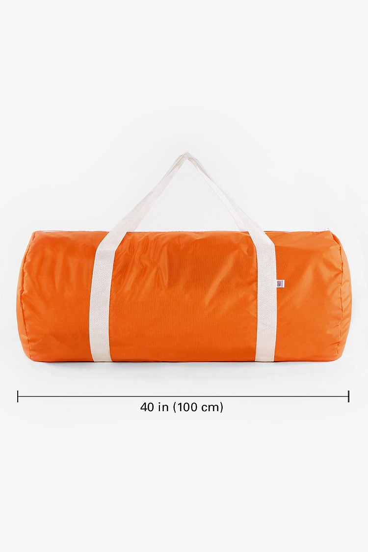 Nylon Pack Weekender Bag ORANGE