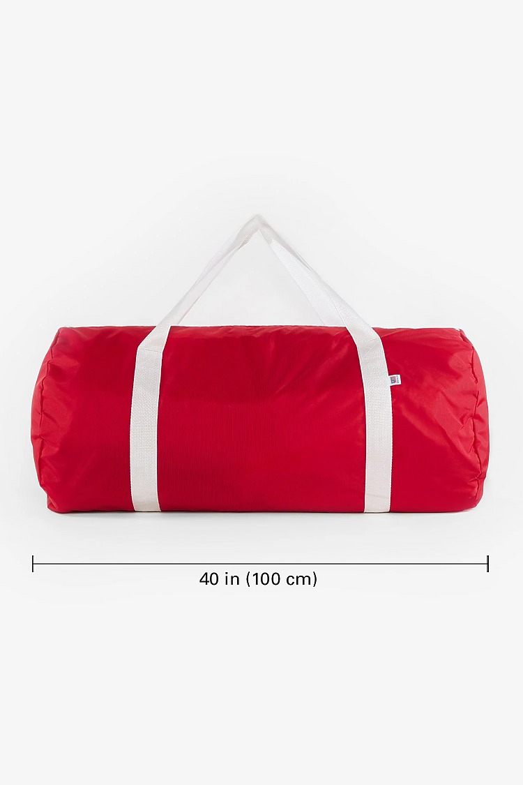 Nylon Pack Weekender Bag RED