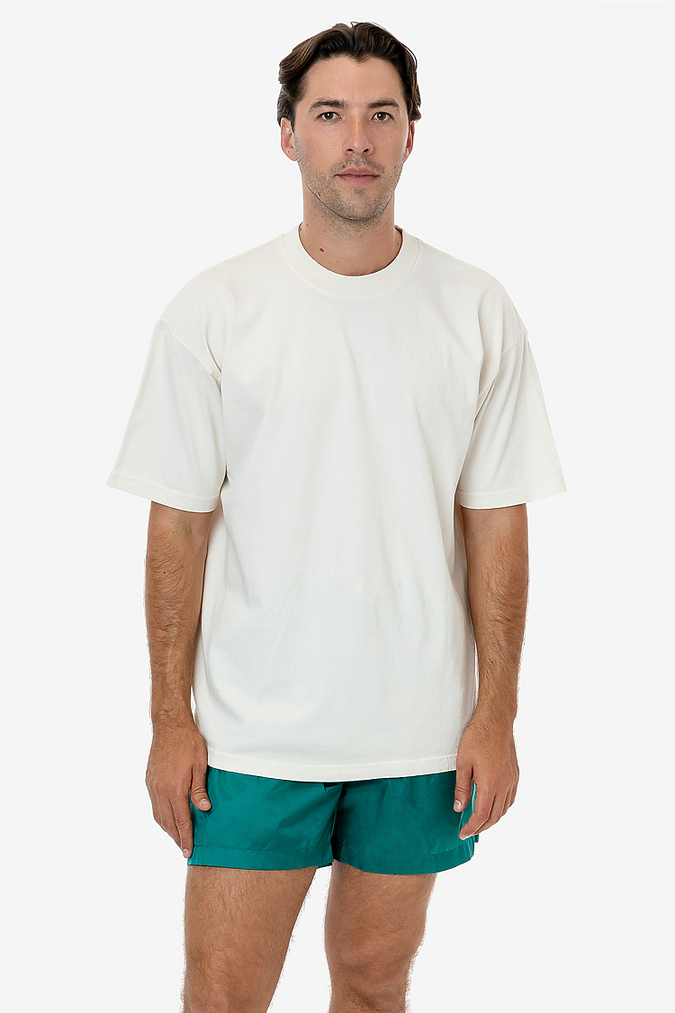 Nylon Taffeta Wide Shorts Dark Cyan