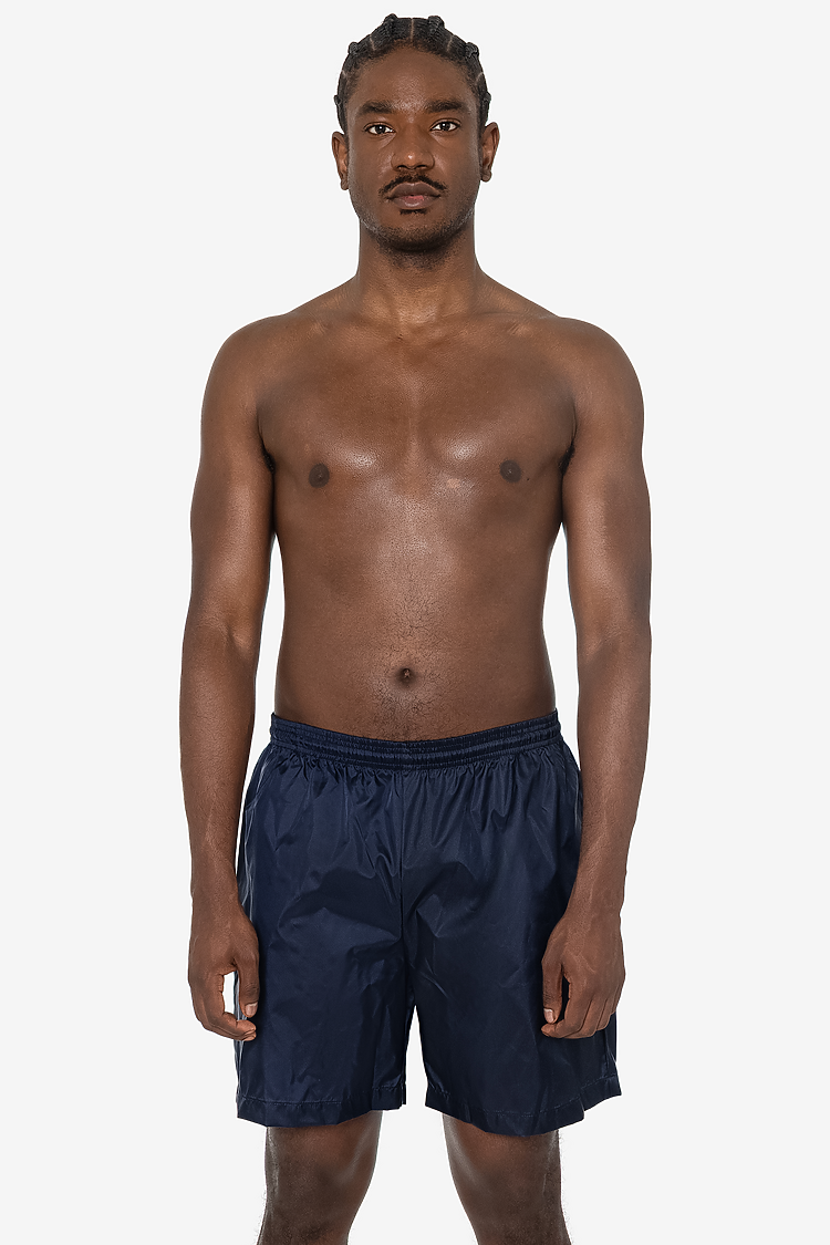 Nylon Taffeta Wide Shorts MIDNIGHT NAVY