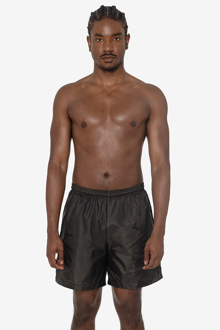 Nylon Taffeta Wide Shorts SHADOW