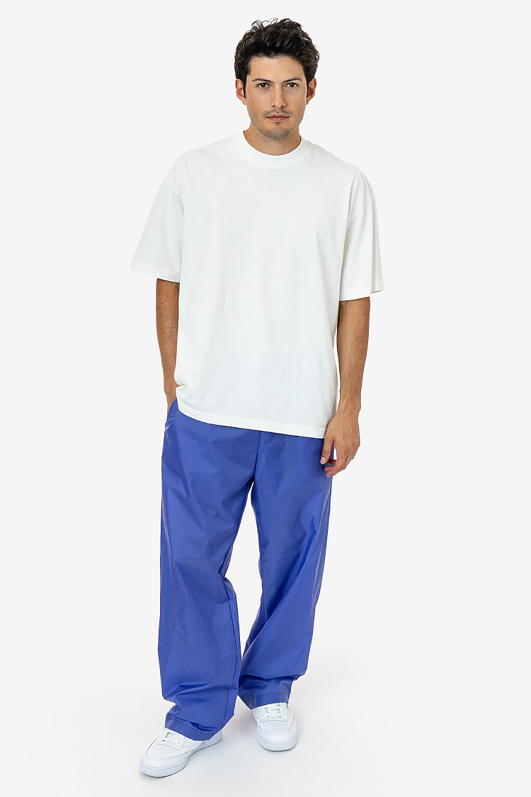Wide Leg Nylon Taffeta Pant Neon Purple