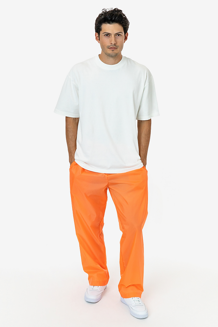 Wide Leg Nylon Taffeta Pant ORANGE