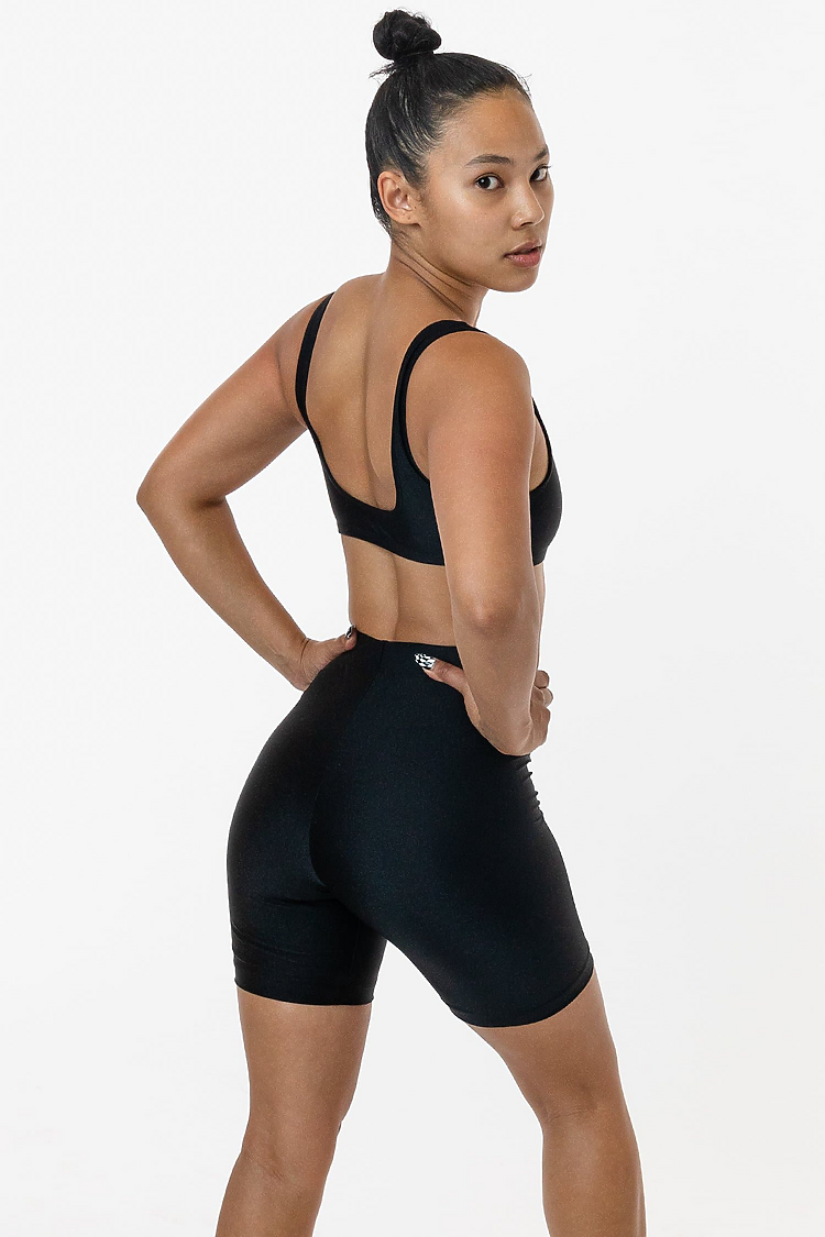 Nylon Tricot Bike Short Black