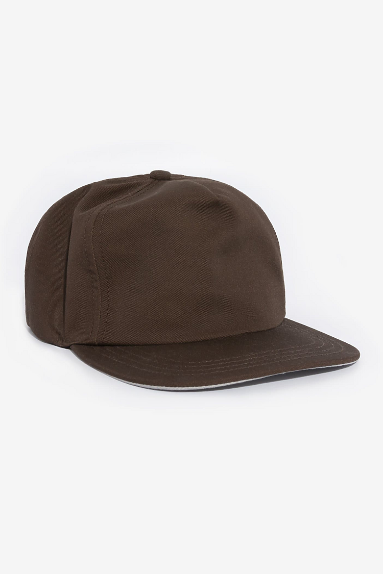 Poly Cttn Twill 5 panel Hat BROWN
