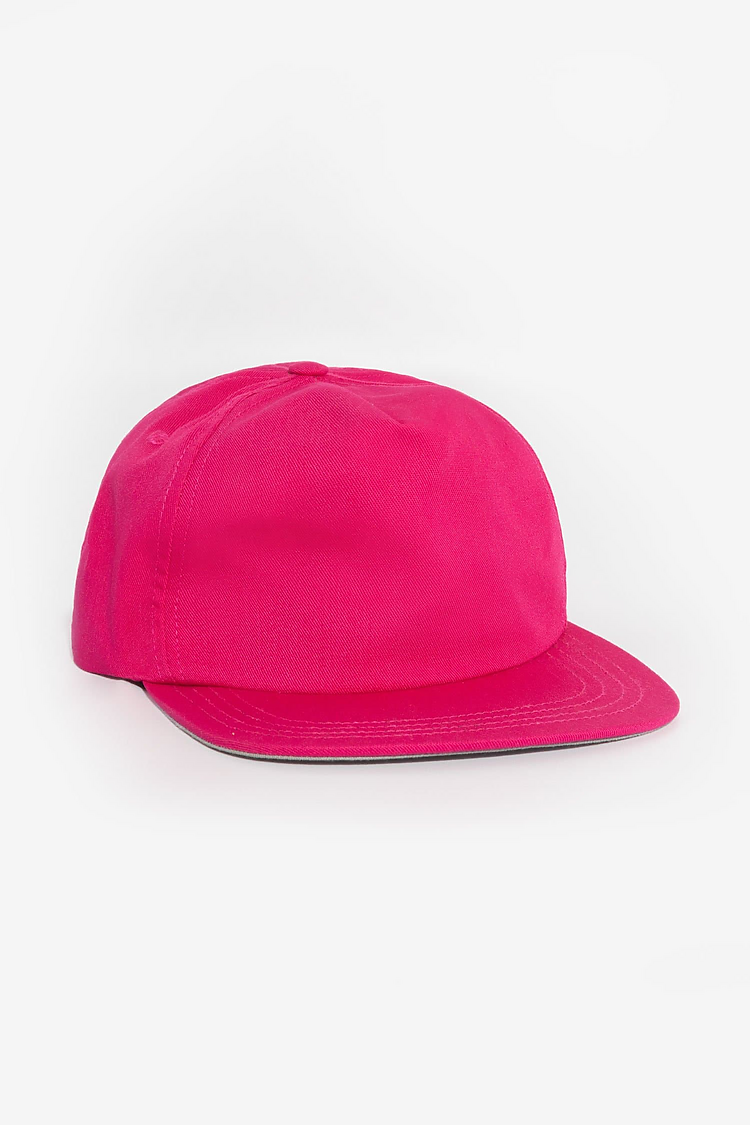 Poly Cttn Twill 5 panel Hat FUCHSIA