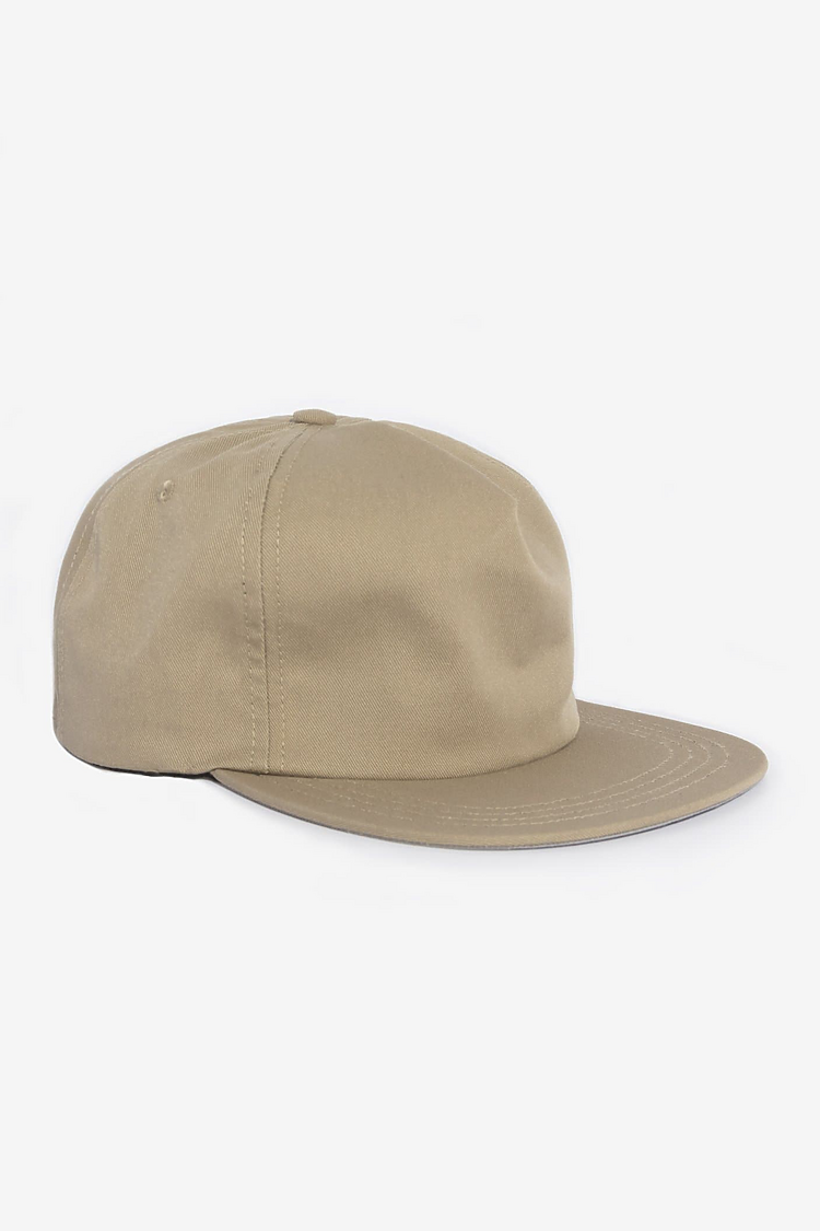 Poly Cttn Twill 5 panel Hat KHAKI