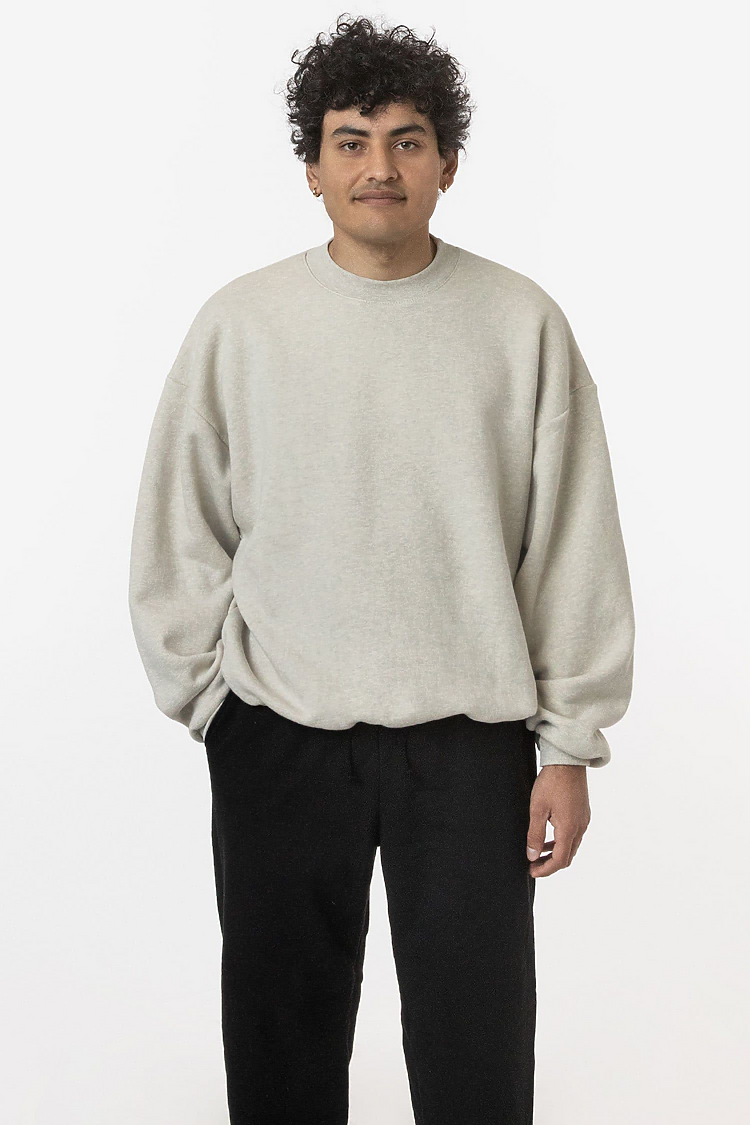 12oz Fleece Wide Crew SCOUR