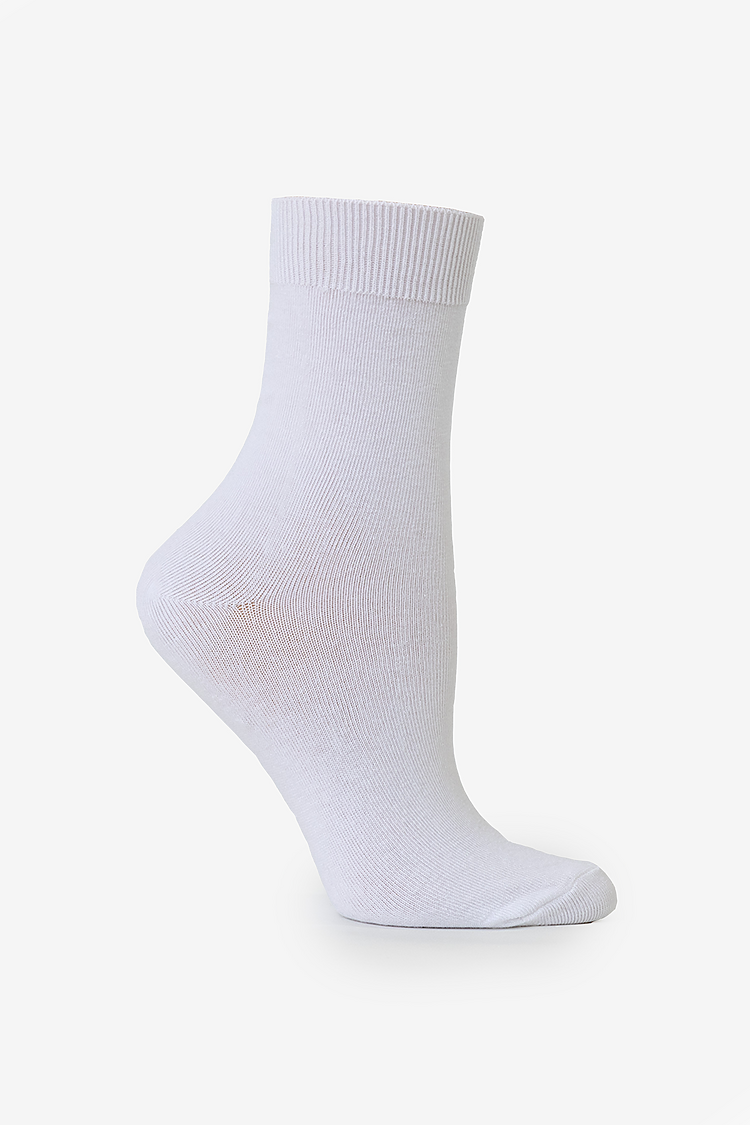 Unisex Summer Sock White