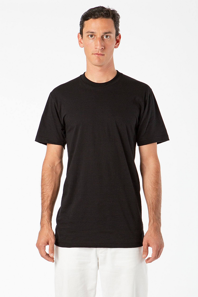 S/S Fine Jersey Crew Tall Tee BLACK