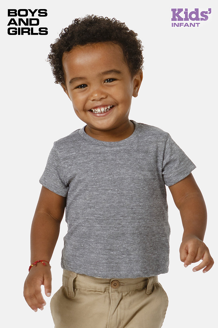Infant Tri Blend S/S Tee GREY