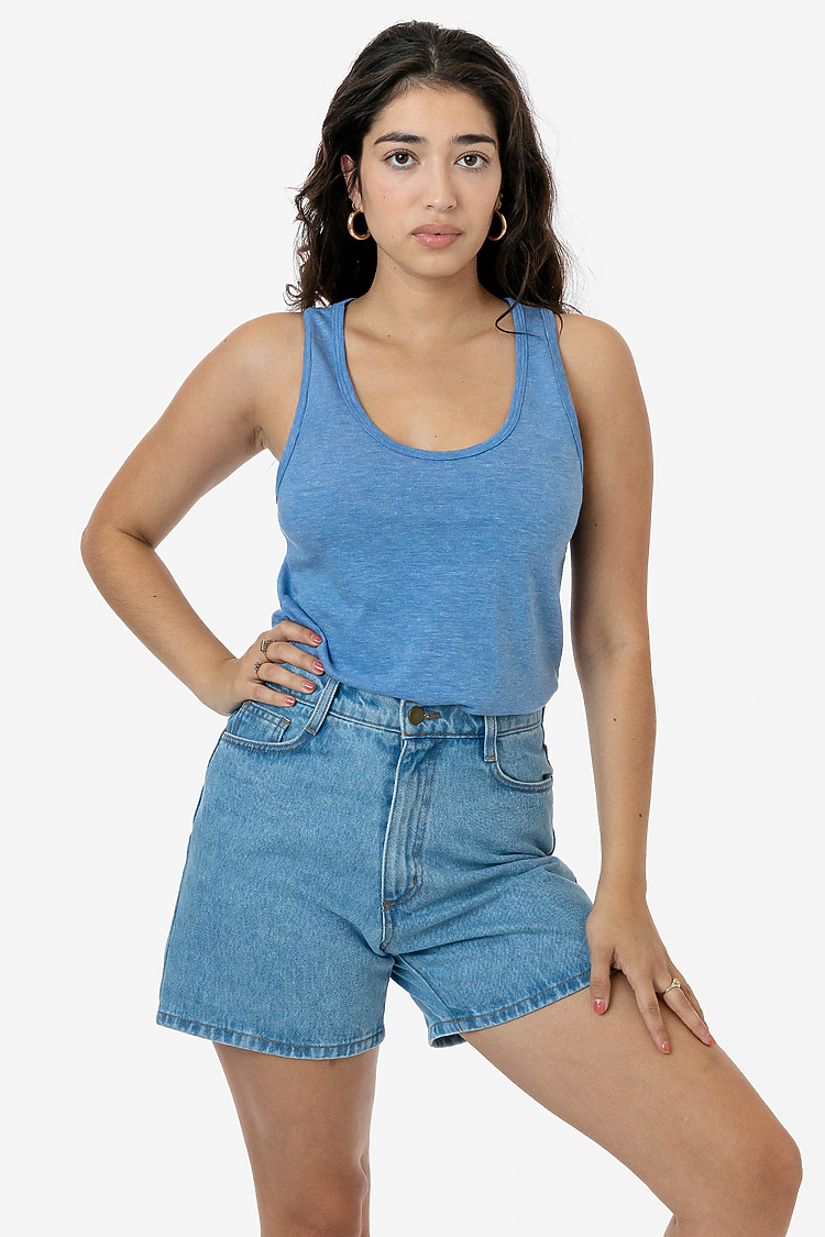 Tri Blend Tank 3.7oz ATHLETIC BLUE