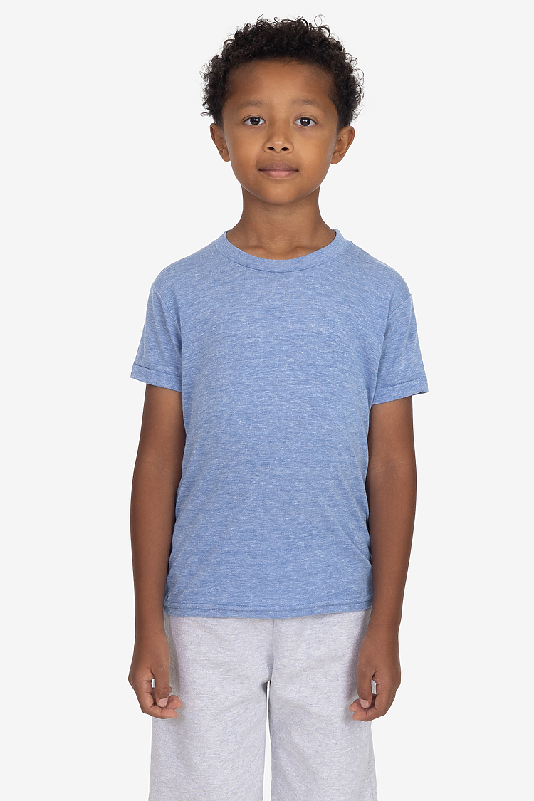 KIDS TRIBLEND S/S TEE ATHLETIC BLUE