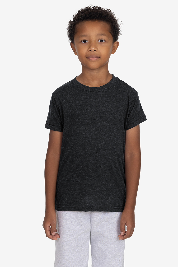 KIDS TRIBLEND S/S TEE TRI-BLACK