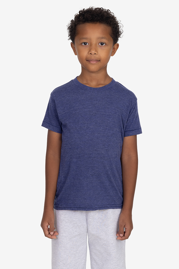 KIDS TRIBLEND S/S TEE TRI-INDIGO