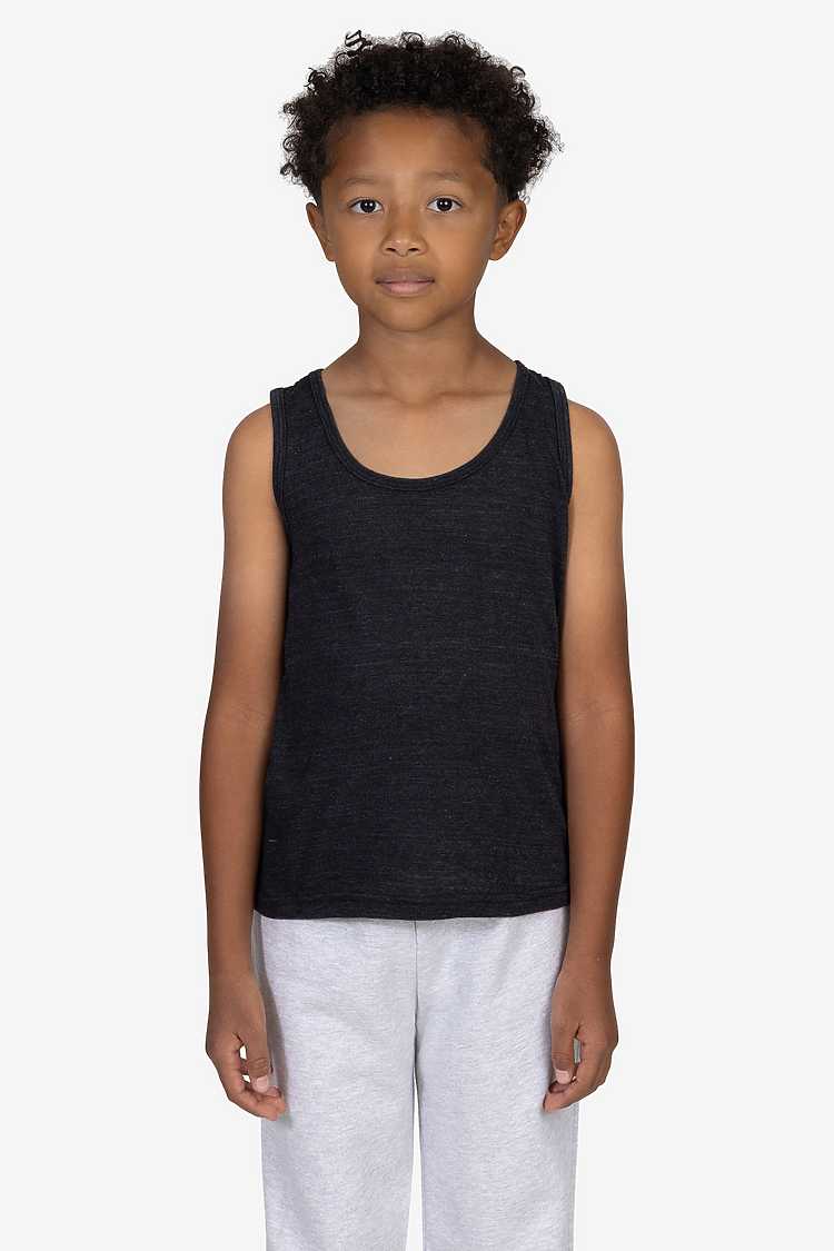 Youth Tri Blend Tank TRI-BLACK