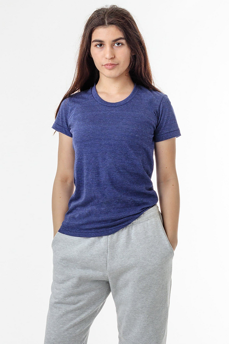 S/S Tri Blend Tee 3.8 oz TRI-INDIGO