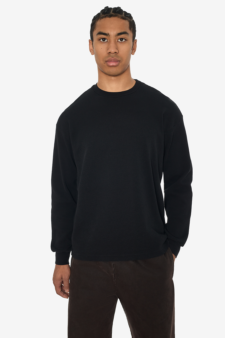 L/S Hvy Thermal Crew Neck Black