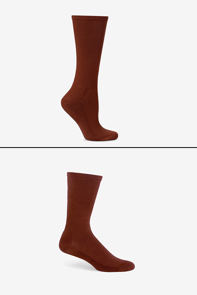 Unisex Crew Sock BURNT ORANGE