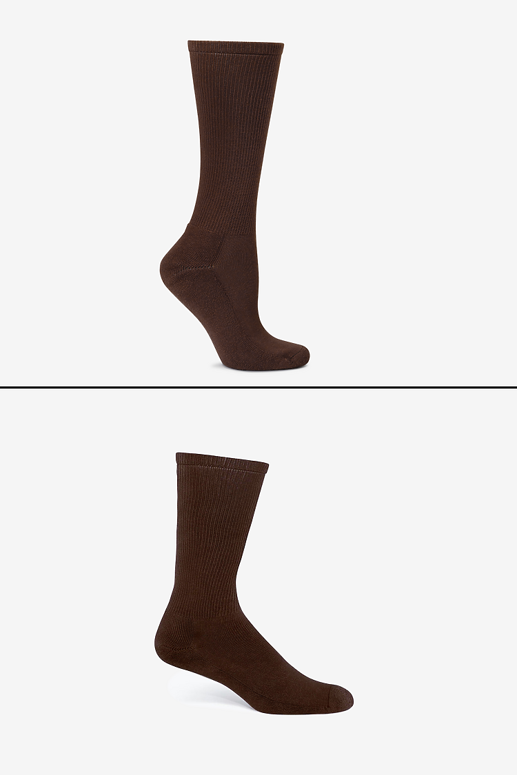 Unisex Crew Sock CHOCOLATE