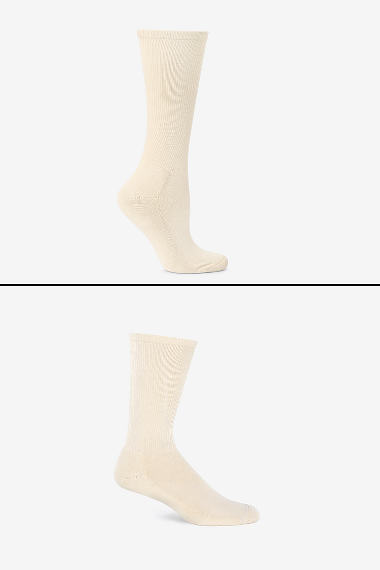 Unisex Crew Sock CREME