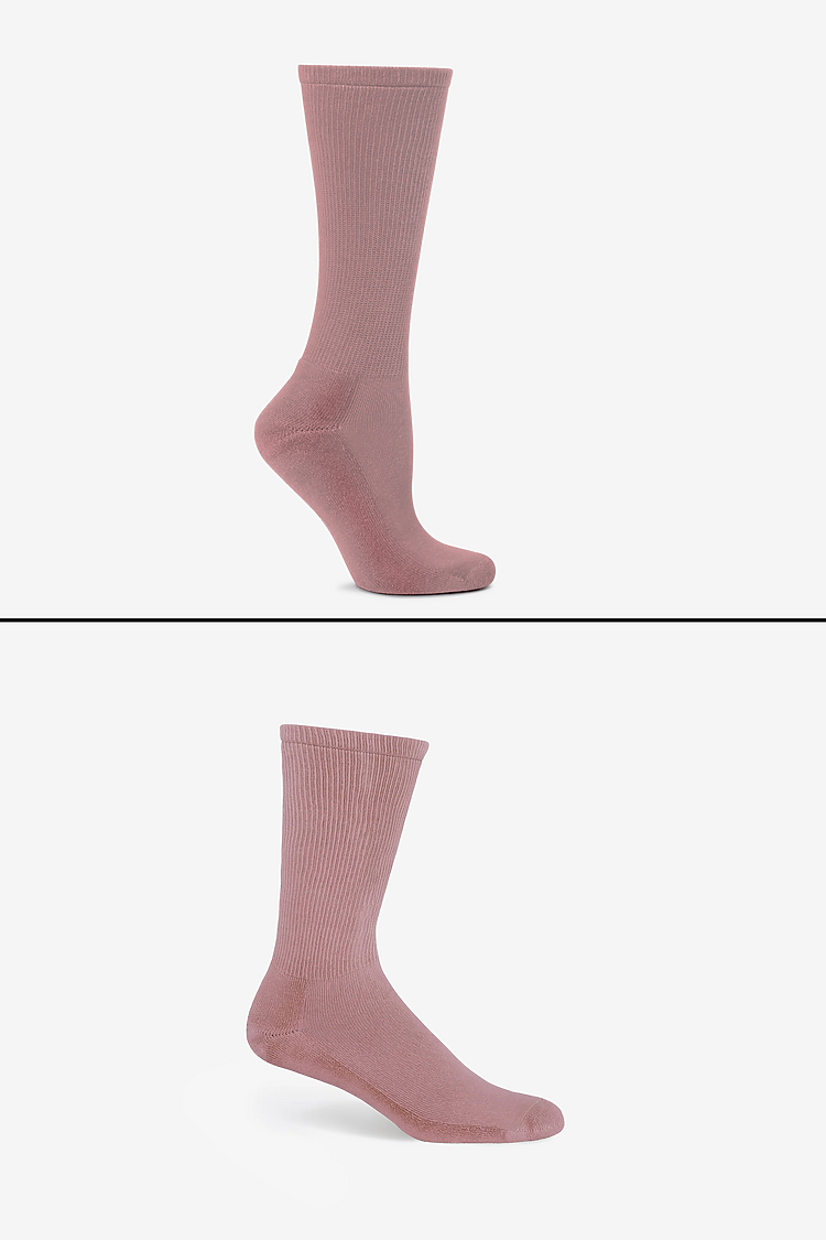 Unisex Crew Sock MAUVE