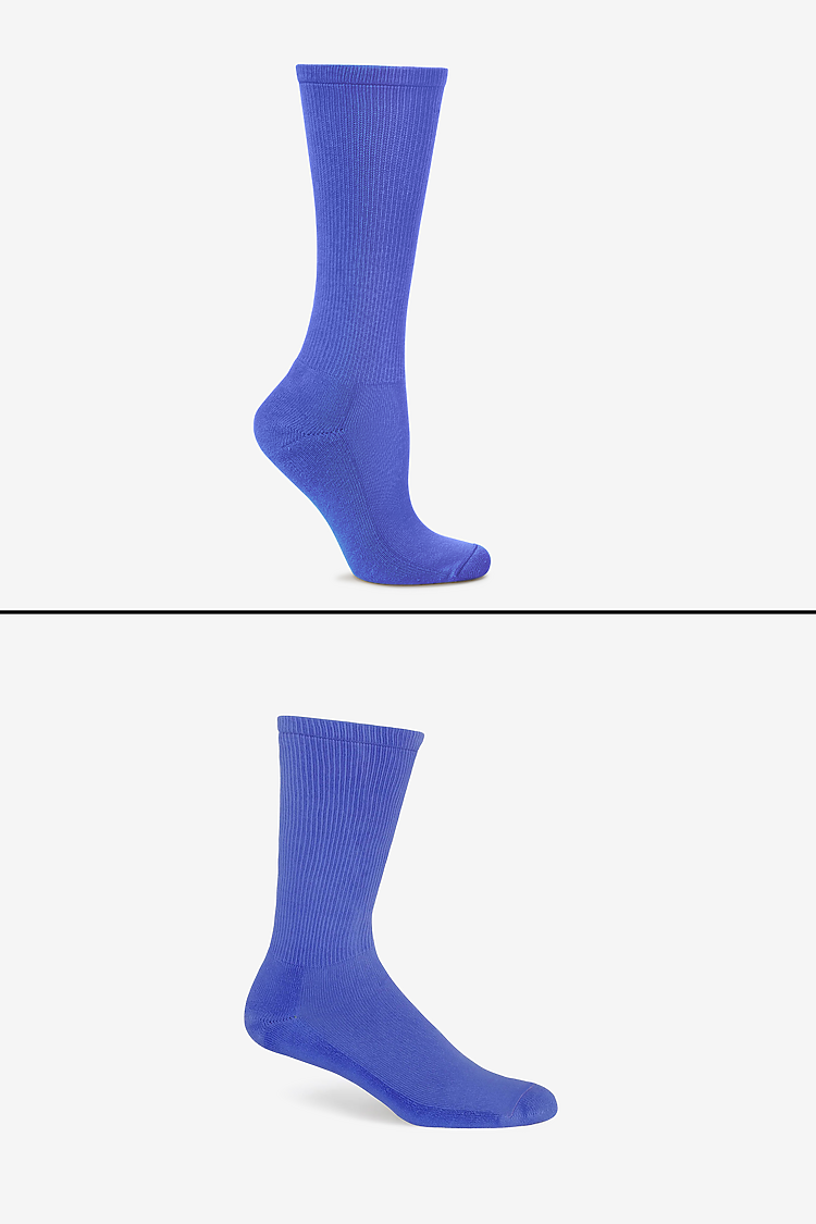 Unisex Crew Sock Neon Purple
