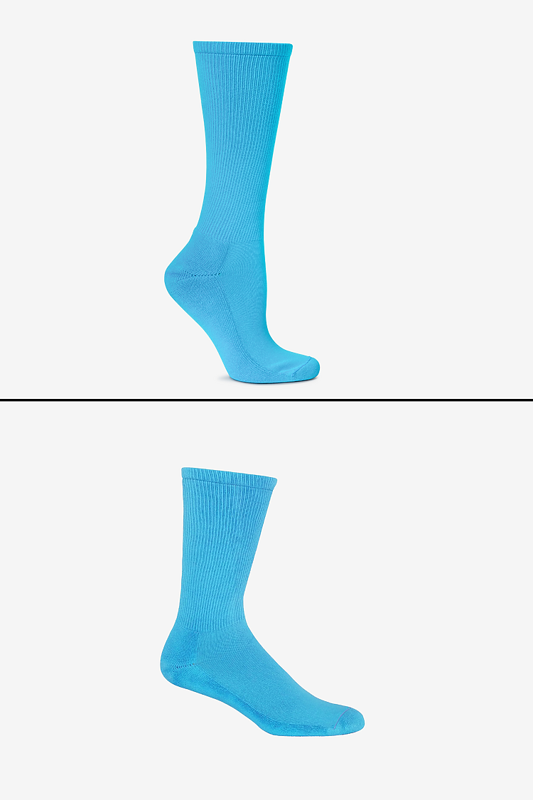 Unisex Crew Sock NEON BLUE
